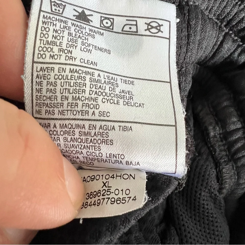 VTG Nike Men's Black Ankle-Zip Joggers